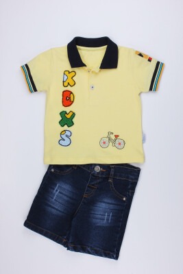 2-Piece Baby Boy Shorts Set with Polo Tshirt 6-24M Kidexs 1026-65065 - Kidexs (1)