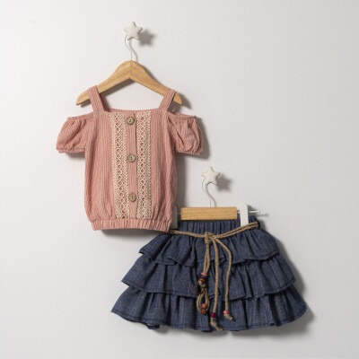 2-Piece Girl Set with Shirt 2-5Y Cumino 1014-CMN3020 - Cumino (1)