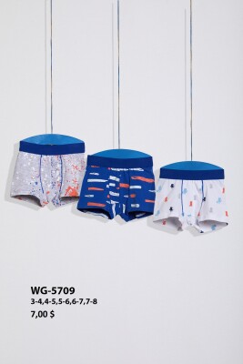 3 pieces Boxer Set 3-6Y Wogi 1030-WG-5709 - Wogi