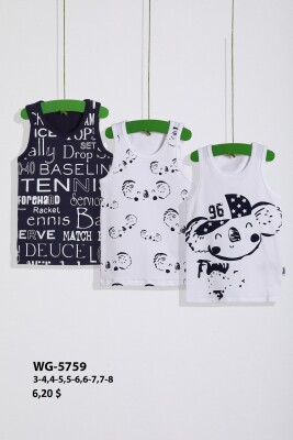 3 pieces Singlet Set 3-8Y Wogi 1030-WG-5759 - Wogi