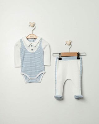 Baby Boy 2 Piece Set 0-6M Miniborn 2019-9146 Blue