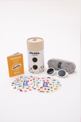 Baby Boy Sunglasses 12-36 Month Soleda 1033-1006 White
