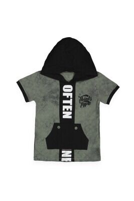 Boy Hoodie T-shirt 9-12Y Divonette 1023-7507-4 Green