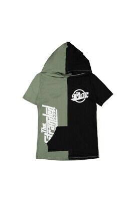 Boy Hoodie T-shirt with Stranger Printed 13-16Y Divonette 1023-7505-5 - Divonette (1)