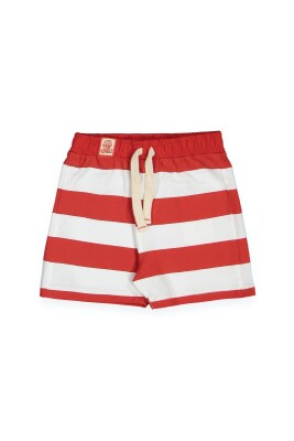 Boy Striped Shorts 2-5Y Divonette 1023-7724-2 Red