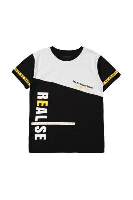 Boy T-shirt with Realse Printed 13-16Y Divonette 1023-7508-5 - Divonette