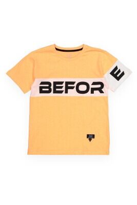 Boy Tshirt With Before Printed 9-12Y Divonette 1023-9748-4 - Divonette