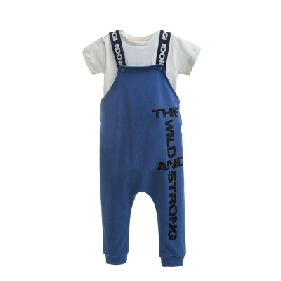 Wholesale 2-Peice Boys Rompers With T-Shirt 2-5Y Wogi 1030-WG-2401-4 - Wogi (1)
