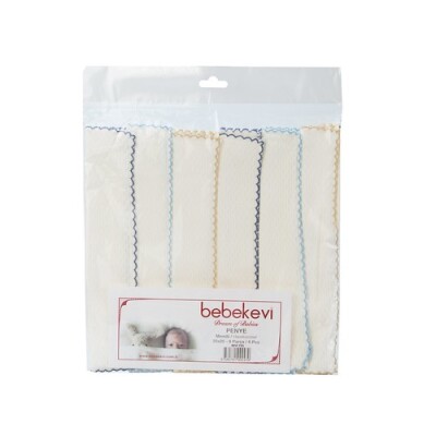 Burb Cloths 6 Pcs 0-12M Bebek Evi 1045-BEVİ-755 - Bebek Evi (1)