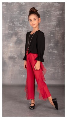 Girl Jumpsuit with Necklace 6-12Y Tivido 1042-1745 - Tivido