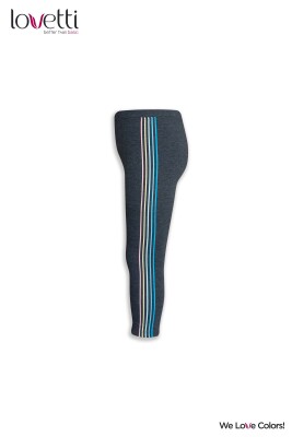 Girl Leggings with Colered Lines Printed 5-8Y Lovetti 1032-9394 - Lovetti (1)