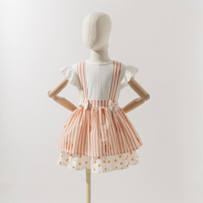 Girl Overalls 2-5Y Wecan 1022-22004 Orange