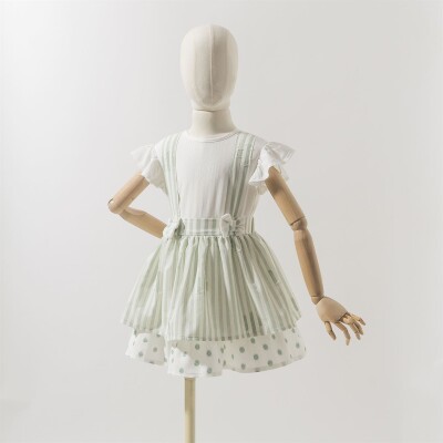 Girl Overalls 2-5Y Wecan 1022-22004 Green