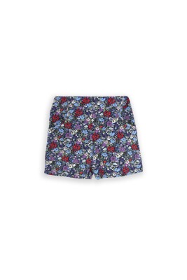 Girl Shorts with Pocket and Cottage Garden Patterned Lovetti 1032-8978 - Lovetti