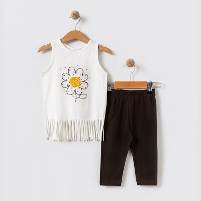Girls Tights Set 2-5Y Tuffy 1099-TFA-5708 White