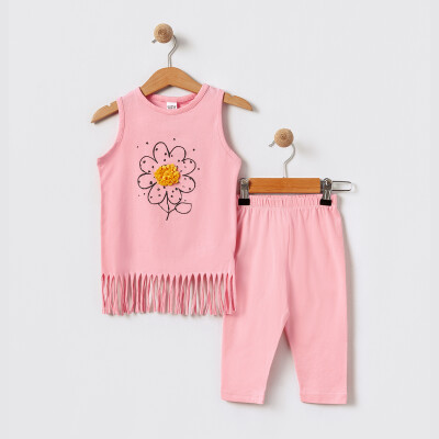 Girls Tights Set 2-5Y Tuffy 1099-TFA-5708 Pink