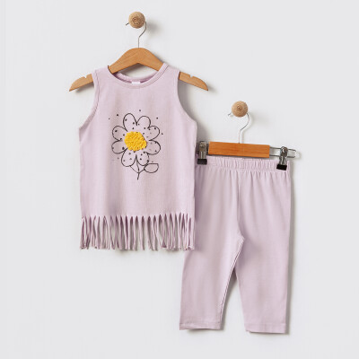 Girls Tights Set 2-5Y Tuffy 1099-TFA-5708 Lilac