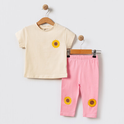 Girls Two Piece Set 2-5Y Tuffy 1099-TFA-5710 Light Pink