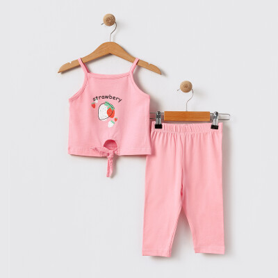 Girls Two Piece Set Tuffy 2-5Y Tuffy 1099-TFA-5709 Pink
