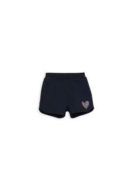 Heart Printed Shorts Lovetti 5-8Y 1032-7854 Dark Navy