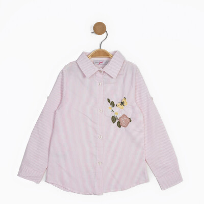Striped Girl Shirt 2-5Y Timo 1018-TK5DÜ012258042 Розовый 