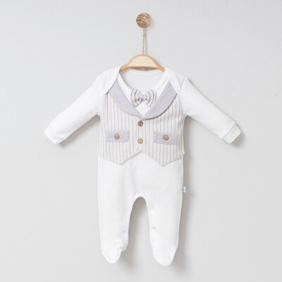 Wholesale Baby Boys Rompers 0-6M Miniborn 2019-6081 - Miniborn