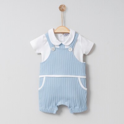 Wholesale Baby Boys Rompers 3-18M Miniborn 2019-6077 Синий