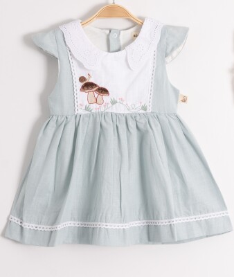 Wholesale Baby Girls Dress 6-24M Miniborn 2019-3251 Синий