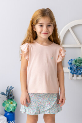 Wholesale Girl's T-shirt Mininio 2-8Y Mininio 2062-251M4LBY52 - Mininio