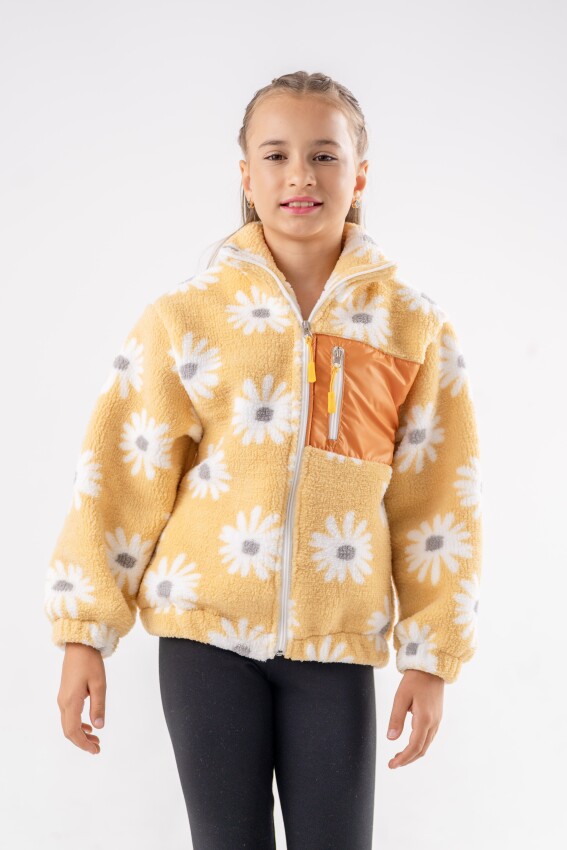 Wholesale Girls Welsoft Coat 9-12Y Eray Kids 1044-6284 - 1