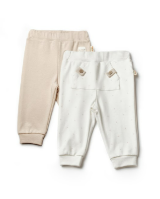 Wholesale Unisex Baby 2-Pack Pants 0-24M BabyCosy 2022-CSY8105 - BabyCosy
