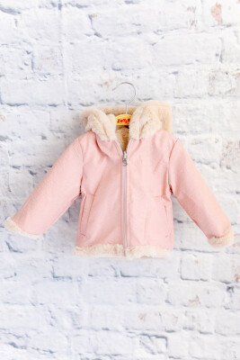 Wholesale Unisex Kids Double Sided Coat 5-8Y Mininio 2062-252M4CIF22 Розовый 