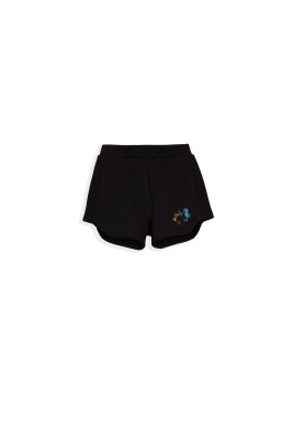 Sea Horse Printed Shorts 1-4Y Lovetti 1032-7840 Black