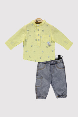 Erkek Bebek Astranot Baskılı Takım 6-18M Kumru Bebe 1075-4379 - Kumru Bebe (1)