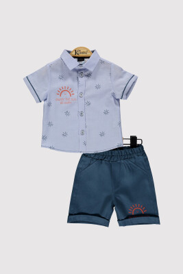 Erkek Bebek Güneş Baskılı Takım 6-18M Kumru Bebe 1075-4274 - Kumru Bebe (1)
