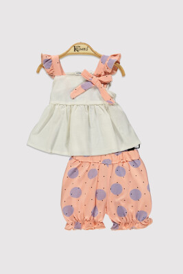 Kız Bebek Askılı Puanlı Takım 6-18M Kumru Bebe 1075-4387 - Kumru Bebe