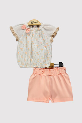 Kız Bebek Çiçek Dal Baskılı Takım 6-18M Kumru Bebe 1075-4262 - Kumru Bebe (1)