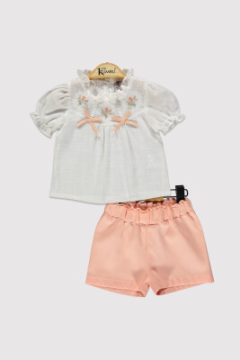 Kız Bebek Dik Yaka Fİyonklu Takım 6-18M Kumru Bebe 1075-4241 - Kumru Bebe