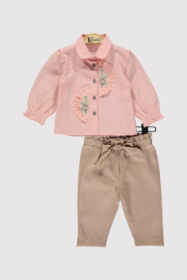 Kız Bebek Nakışlı Takım 6-18M Kumru Bebe 1075-4226 - Kumru Bebe