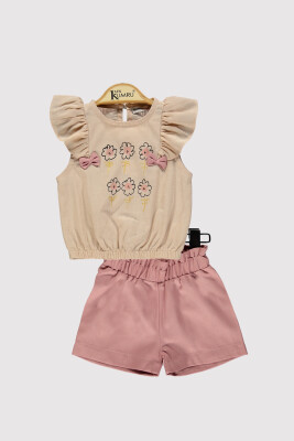Kız Bebek Papatya Baskılı Takım 6-18M Kumru Bebe 1075-4380 - Kumru Bebe (1)