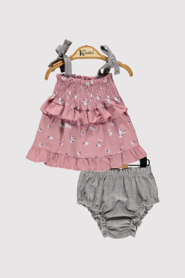 Kız Çocuk Baskılı Takım 6-18M Kumru Bebe 1075-4257 - Kumru Bebe