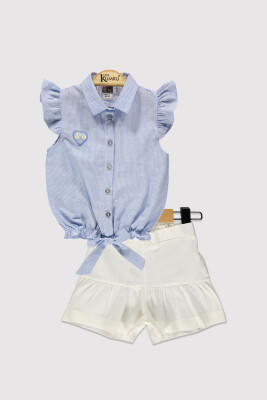 Kız Çocuk Kalp Nakışlı Takım 2-5Y Kumru Bebe 1075-4382 - Kumru Bebe