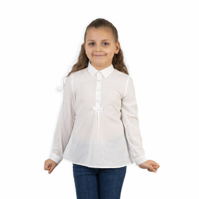 Kız Çocuk Pileli Gömlek 6-9Y Timo 1018-TK5DÜ032258103 - Timo