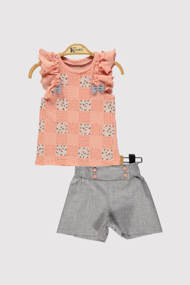 Kız Çocuk Şortlu Takım 2-5Y Kumru Bebe 1075-4253 - Kumru Bebe