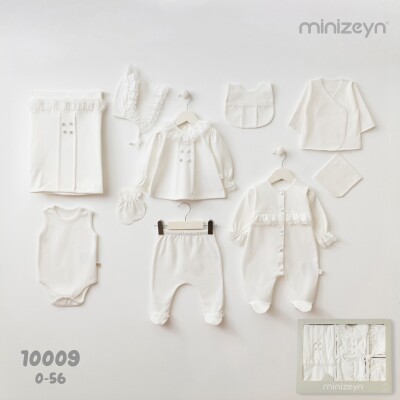 Toptan Bebek 10'lu Yeni doğan Takım 0-3M Minizeyn 2014-10009 - Minizeyn (1)