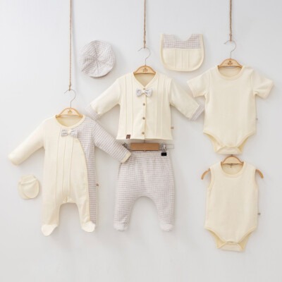 Toptan Bebek 8'li Yenidoğan Takım 0-3M Minizeyn 2014-2002 vizon