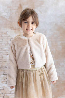 Toptan Kız Bebek Peluş Mont 9-48M Mininio 2062-252M2YLB22 - Mininio