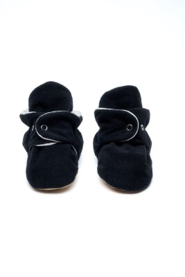 Toptan Unisex Bebek Kaydırmaz Patik 16-25 EU Firststep 2058-F-850 Siyah