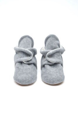 Toptan Unisex Bebek Kaydırmaz Patik 16-25 EU Firststep 2058-F-850 Açık Gri