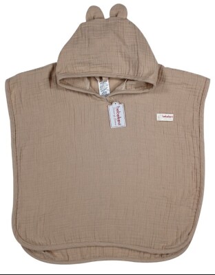Toptan Unisex Bebek Müslin Pelerin 0-36M Bebek Evi 1045-BEVİ 1410 - Bebek Evi (1)